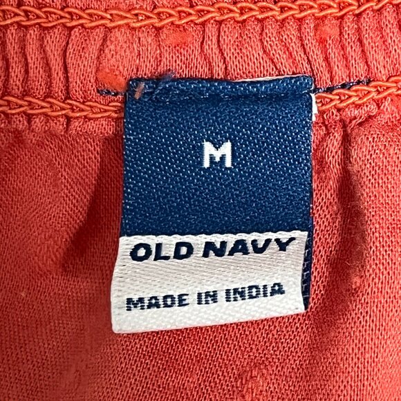 Old Navy Womens Milkmaid Maxi Dress Size M Coral Cottagecore Prairie Romantic - Picture 7 of 9